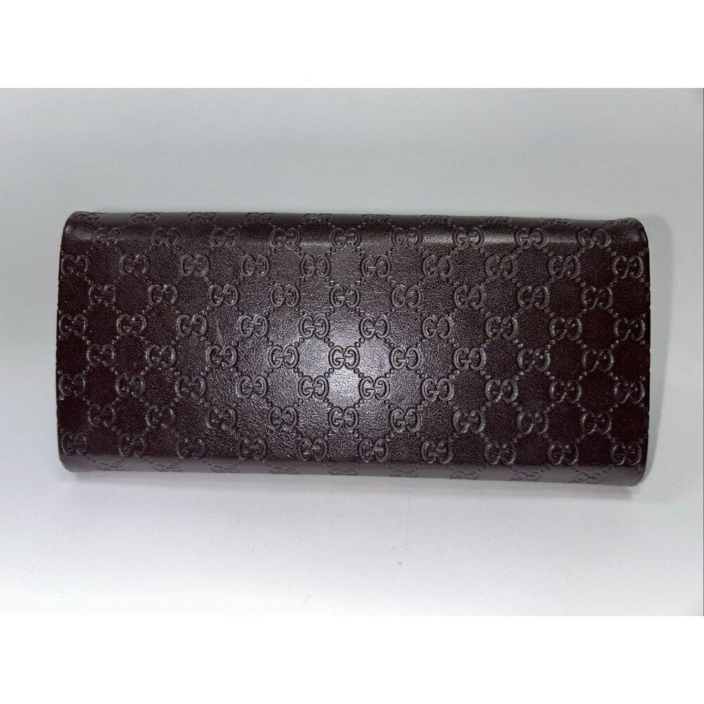 GUCCI Authentic Triangle Brown Sunglasses Case Collapsable - Picture 4 of 11